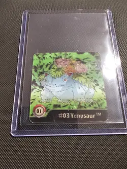 Pokemon Artbox Action Flipz 1999 #01 #01 BULBASAUR #02 IVYSAUR #03 Venusaur - Image 1