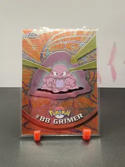 2000 Pokemon Game Topps Chrome Grimer TV Rare Base Series 2 #88 - Image 1