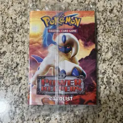 SEALED Pokemon EX Power Keepers Cardlist Rulebook Poster Damage Coins RARE 2007 - Image 1