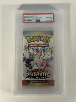 PSA 10 Gem MT Prismatic Evolutions Espeon & Umbreon Pokemon Graded Booster Pack - Image 3