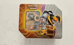 Pokemon TCG Paradox Destinies Tin IRON BOULDER EX - Sealed - Image 1