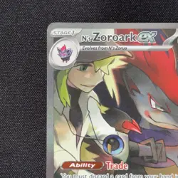 N’s Zoroark EX 185/159 SIR Special Illustration Rare Journey Together Pokemon - Image 3