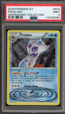 Pokemon Froslass XY Generations Radiant Coll. #RC8 PSA 9 Mint - Image 1