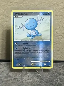 Wooper Reverse Holo 118/132 2007 Pokemon TCG Secret Wonders HP - Image 1