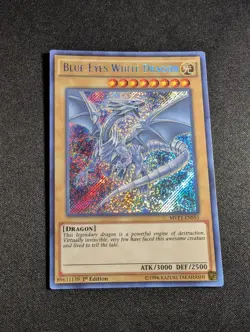 Yugioh - Blue-Eyes White Dragon MVP1-ENS55 1st Secret Rare NM - Image 1