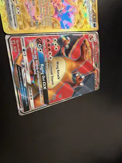 Pokemon TCG Charizard Card Lot of 4 GX Holo V Ex Promo Cards SM Black Star Nm - Image 5