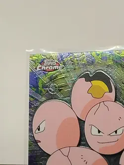 Pokemon #102 Exeggcute Card Topps Chrome 2000 TV Animation Edition - Image 3