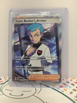 Team Rocket's Archer 223/182 Destined Rivals Full Art Pokemon Card COMBINED SHIP - Image 3