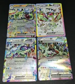 Pokemon TCG Surging Sparks 4 Ex Card Bundle #'s 222 106 159 / SCR #128 Near Mint - Image 1