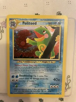 Politoed 8/75 Neo Discovery Holo Rare Pokemon Card Nintendo TCG - Image 2