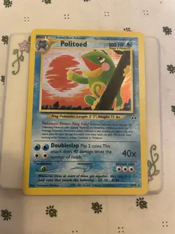 Politoed 8/75 Neo Discovery Holo Rare Pokemon Card Nintendo TCG - Image 3