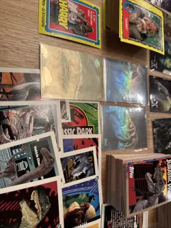 Card Lot - Vintage CCG Movie Cards - X-Files Jurassic Park ET King Kong Foils B4 - Image 5