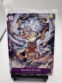 Monkey.D.Luffy P-041 One Piece TCG Card Game English NM Purple Promo (041) - Image 1