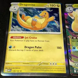 Dragonite Ex 126/193 M2a Mega Dream Ex + Pokemon TCG Card Bundle - Image 5