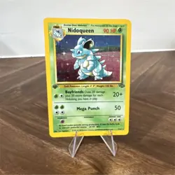 Pokemon Nidoqueen Jungle 7/64 Holo Rare 1st Edition 90 HP Card Holo - Image 1