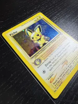Pichu - 12/111 - Pokemon Neo Genesis Unlimited Holo Rare Card WOTC LP - Image 3