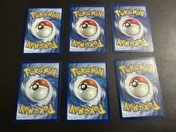 Pokemon 6 Card Lot Charizard Pikachu Poliwrath - Image 2