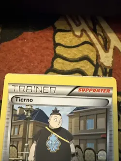 Pokemon TCG Breakpoint Miscut Trainer Tierno Misprint Error Card - Image 2