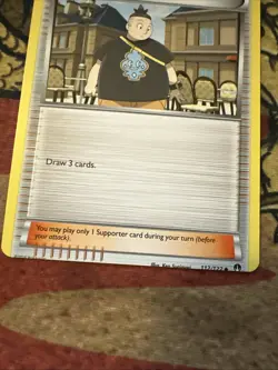 Pokemon TCG Breakpoint Miscut Trainer Tierno Misprint Error Card - Image 3