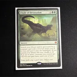 Magic: The Gathering Finale of Devastation War of the Spark Mythic Green 160/264 - Image 1