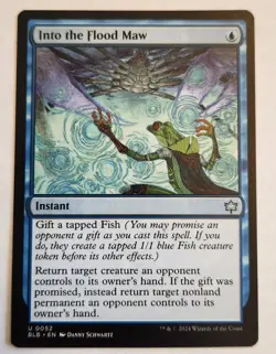 Into the Flood Maw BLB #52 Uncommon Regular NM+ - Image 1