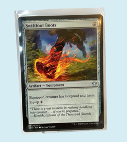 Swiftfoot Boots, Commander 2020, NM Near Mint, Magic the Gathering MTG - Image 1