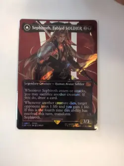 Sephiroth, Fabled SOLDIER (Borderless) (Surge Foil) Final Fantasy Foil - Image 1