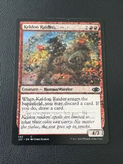 KELDON RAIDER MISPRINT - Double Printed - MTG Magic the Gathering - Image 1