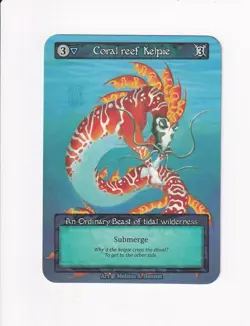 Sorcery: Contested Realm BETA CORAL-REEF KELPIE (#1) - Image 1