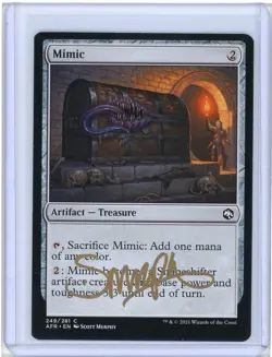 Mimic Adventures in the Forgotten Realms Signed Artist Proof MTG - Image 2