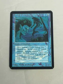 MTG Merfolk of the Pearl Trident Alpha Magic the Gathering - Image 1