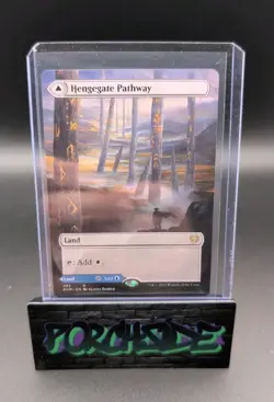 Hengegate Pathway (Borderless) NM (#3) #293 Kaldheim MTG - Image 1