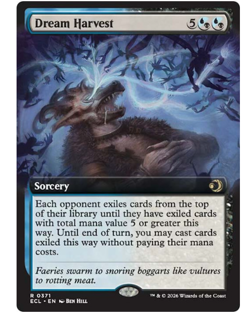Dream Harvest - Extended Art Lorwyn Eclipsed MTG - Image 1