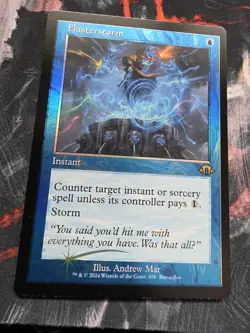 1x Flusterstorm -- Retro Frame - Buy-a-Box Promo - Foil NM-Mint, English Modern - Image 2