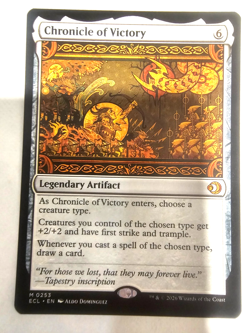 1x Chronicle of Victory NM-Mint, English Lorwyn Eclipsed MTG Magic - Image 1