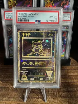 1999 Pokemon Japanese ANCIENT MEW II Movie Holo Promo PSA-10 - Image 1