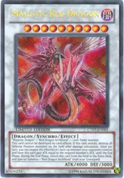 Majestic Red Dragon-Secret Rare - Limited - CT07-EN001 - 2010 Collectors Tins... - Image 1