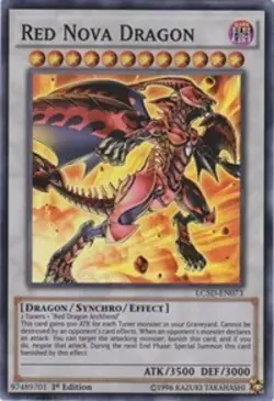 Red Nova Dragon-Super Rare - 1st Edition - LC5D-EN073 - Legendary Collection ... - Image 1