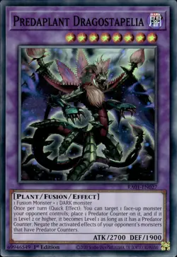 Predaplant Dragostapelia - Super Rare 1st Edition RA01-EN027 - NM - YuGiOh - Image 1