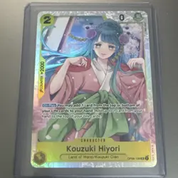 One Piece Kouzuki Hiyori OP06-106 Super Rare TCG Wings of the Captain SR English - Image 3
