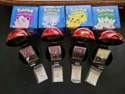 Pokemon 1999 Burger King 23k Gold Plated Cards & Balls Complete Set of 4 - Image 1