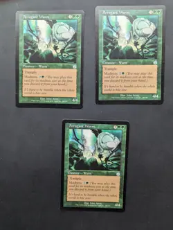 3x Arrogant Wurm Torment x3 MTG Magic the Gathering TCG Cards - Image 1