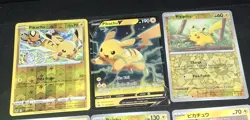 Pokemon TCG - Pikachu EX SV Prismatic Evolutions 28/131 Card Lot +Holiday Coin - Image 2