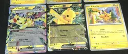 Pokemon TCG - Pikachu EX SV Prismatic Evolutions 28/131 Card Lot +Holiday Coin - Image 4