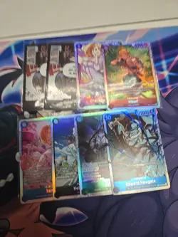 One Piece Super Rare (SR) 8 Card Lot - Image 1