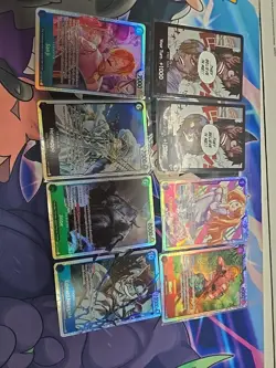 One Piece Super Rare (SR) 8 Card Lot - Image 2