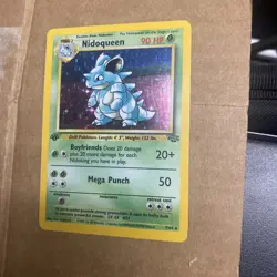 Nidoqueen 7/64 Holo Rare 1st Edition Jungle Pokemon Card LP - Image 1