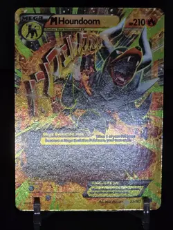 Pokemon M Houndoom EX 22/162 Breakthrough Full Art Mega Holo Ultra Rare Card - Image 4