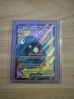Pokemon TCG Iono's Bellibolt EX Journey Together Ultra Rare Holo Card 183/159 - Image 1
