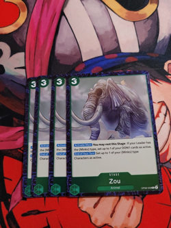 4x Zou OP08-039 R Two Legends One Piece Card Game - Image 1